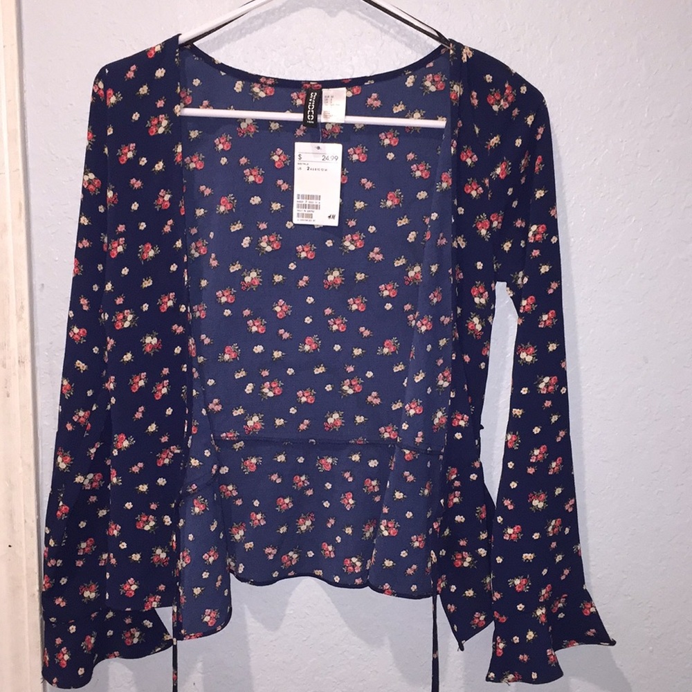 Long sleeves Floral Top